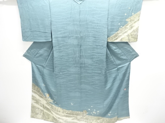 作家物　絞り小槌に花唐草模様訪問着